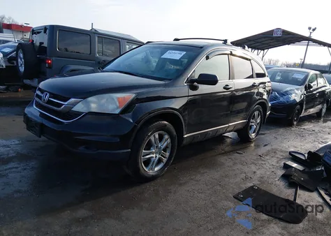 2010 Honda Cr-V Ex из США, поврежденный, VIN 5J6RE4H56AL067518